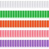 100 Pieces Aligner for Aligner Chompers Aligner Trays Seater Orthodontic Dental Aligner, White Green Orange Pink and Purple