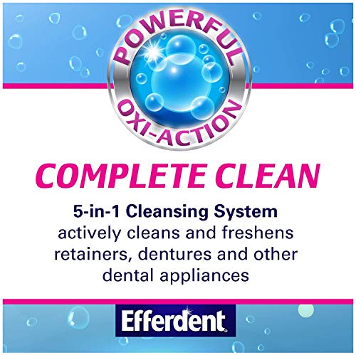 Efferdent Anti-Bacterial Denture Cleanser-126 Count Detail