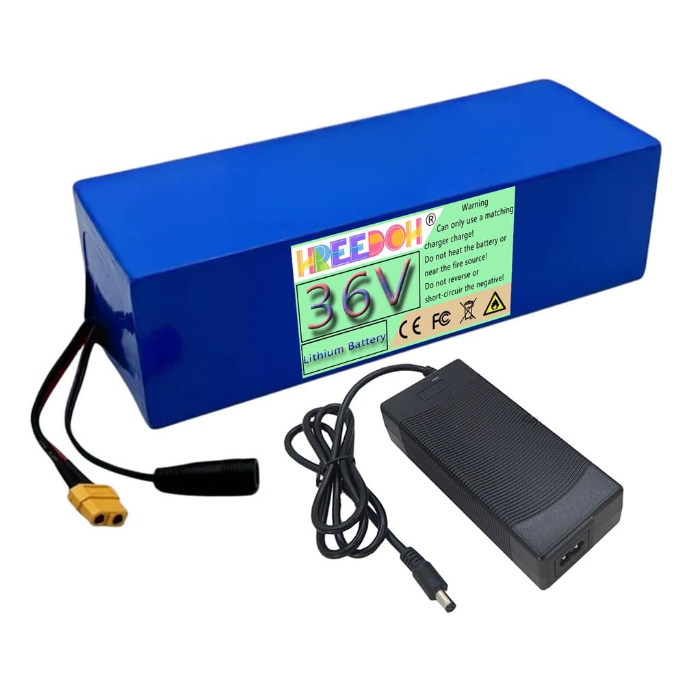 Paquete de baterías de Litio de 36 V, Recargables, de 5 Ah, 7,5 Ah, 10 Ah, 12,5 Ah, 15 Ah, 17,5 Ah y 20 Ah, con Cargador.
