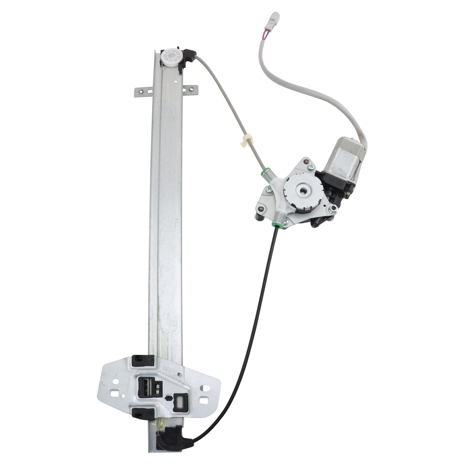 TRQ Rear Right Power Window Regulator &amp; Motor Assembly Passenger Side Compatible with 2003-2008 Honda Pilot