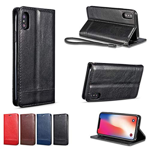 Étui en cuir pour iPhone XR pour ranger vos cartes et éviter les chutes
