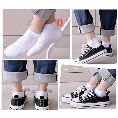 Twtility 5 Pack Kids Boys Mesh Thin Cotton Socks Low Cut No Show Soft Short Ankle Socks 1-14 Years #TOP5