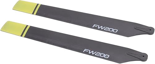 Miniatura 9 de Helicóptero RC Helicóptero Reemplazo Hoja Control Remoto Helicóptero Hélice Bajo Ruido para FW200 (amarillo)