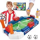 Foosball Table Soccer Board Game for Kids, Mini Football Games Set Gifts Toys for Indoor Sports Family Playroom Party Game Interactive Birthday Sports Gift for Boys Girls 3 4 5 6 7 8-12
