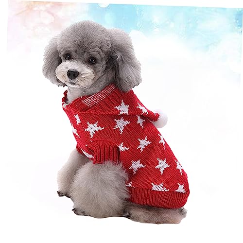 Veste de chiot chaude POPETPOP pull pour chien de petite taille à capuche - 4