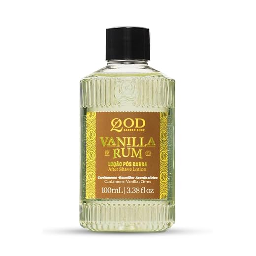 QOD Barber Shop - Loção Pós Barba Vanilla Rum - 100ml
