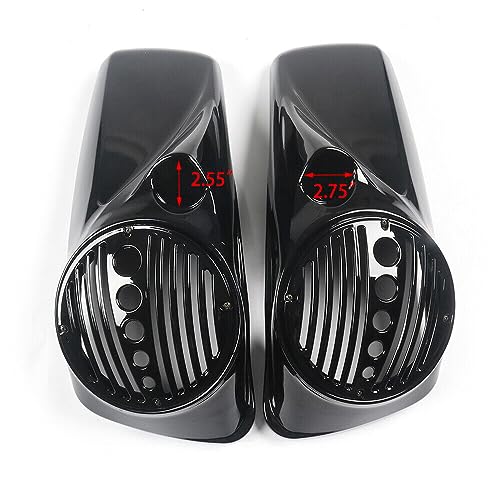 Cubiertas para parlantes 8" con puerto Tweeter para Harley Touring 2014-2023 miniatura 4