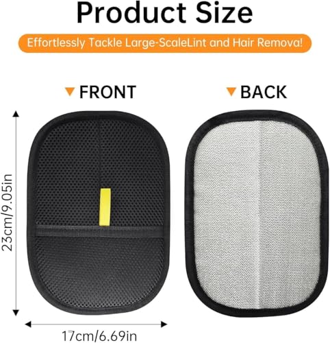 Image of Nutrish Pet Hair Removal Glove for Cats & Dogs | Five Finger Pet Grooming Glove | Reusable Electrostatic Pet Hair Remover for Furniture, Clothing, Couch, Carpet & Animal Grooming(Rachael Ray) (COMBO)