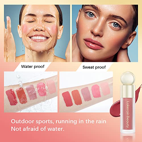 Rilimioo Liquid Blush For Cheeks, Soft Velvet Cream Blush Face Blush Makeup thumb #2