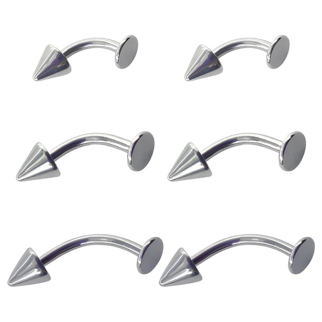 ADIRFINE Anello Per Sopracciglio Con Bilanciere Curvo In Oro - Foto 2