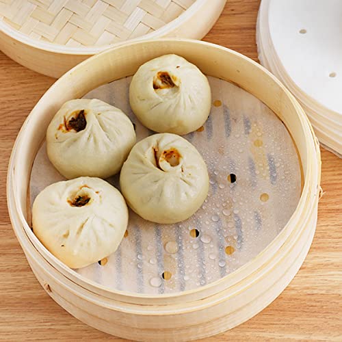 Multipurpose Silicone Liner For Steamer, Air Fryer, Pressure Cooker: Upgraded Reusable Air Fryer Liners, Silicone Baking Mat Steamer Liner, Airfryer Accessory Parchment Paper Replacement 6"-12" #TOP4