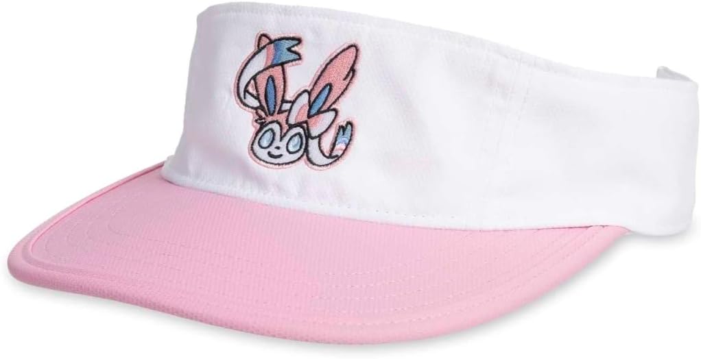 Pokemon Pokémon Center: Sylveon Pokémon Clubhouse White & Pink Visor (One Size-Adult)