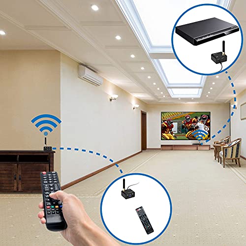 Siig Pro Wireless Ir Remote Control Extender Kit, Infrared Repeater Signal Booster, Ir 20 To 60 Khz - Usb Powered Transmitter And Receiver With Pairing Button - 656Ft (200M) Ce-Rc0111-S1 #TOP7