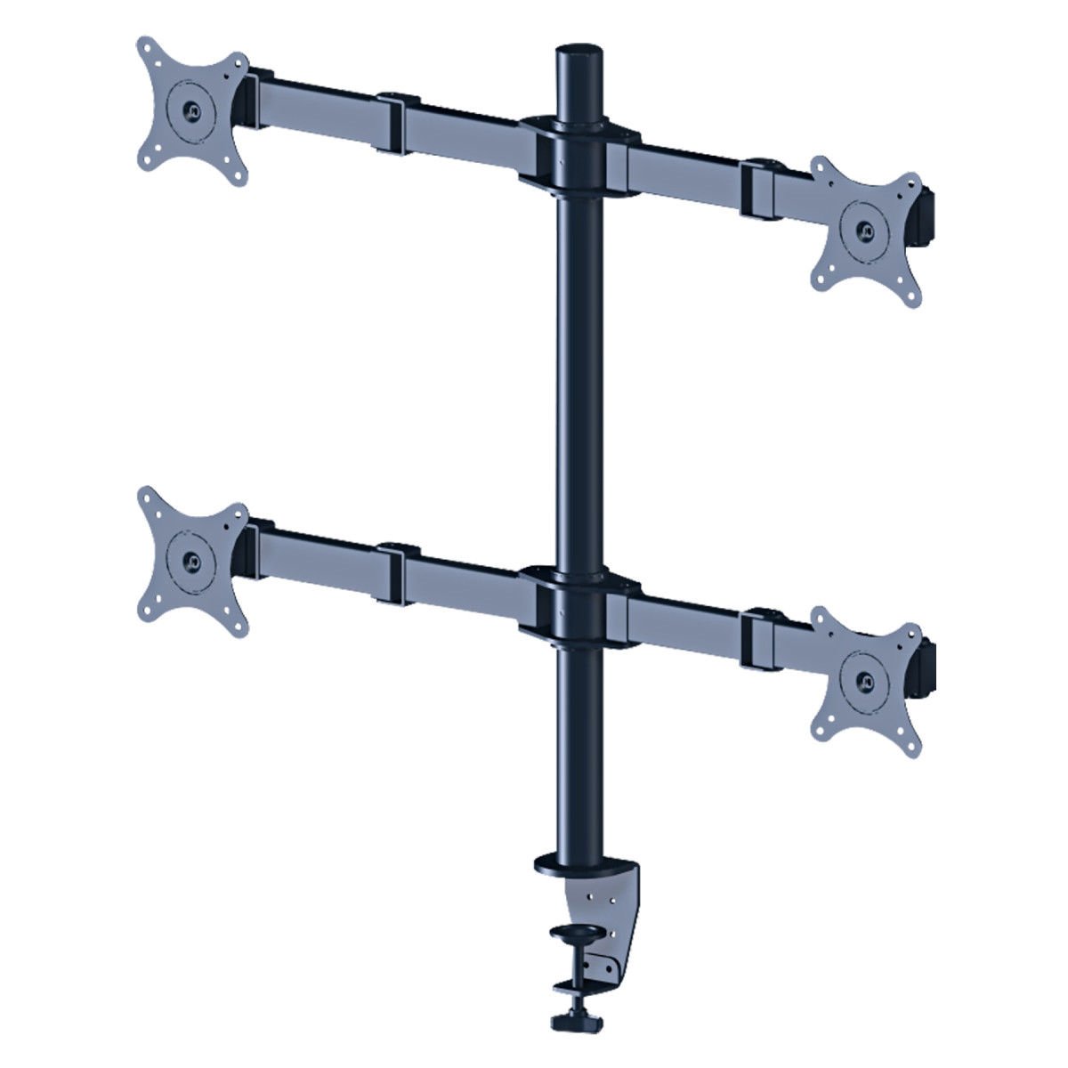 MX Quad Monitor Desk Mount Stand – Clamp Table Bracket for 4 Displays 17–26 Inch LED, LCD Monitors & All-in-One PCs | Adjustable Multi-Monitor Desk Arm | Ergonomic Setup-picture-28