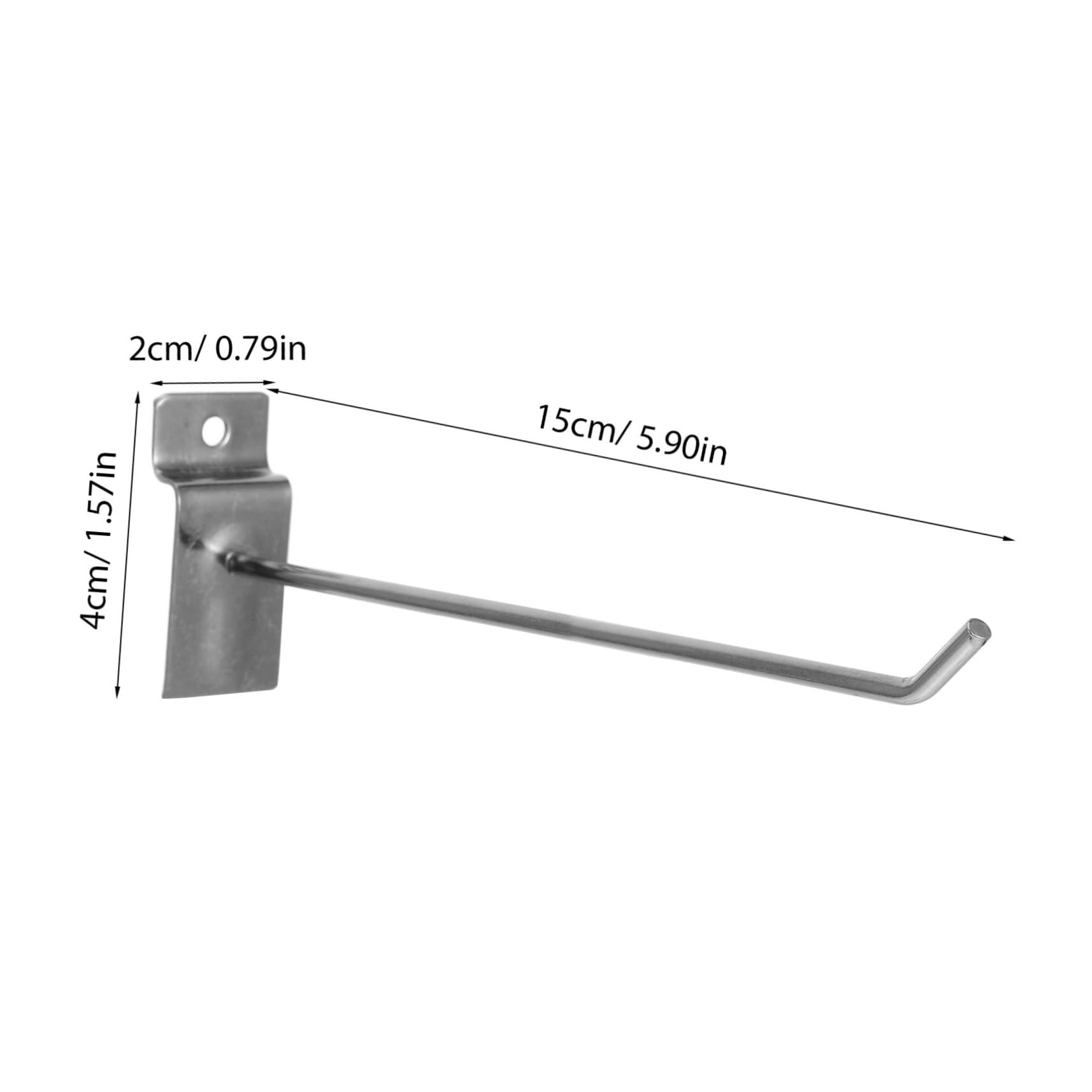 Yardenfun 50 Stück Teiliges Haken aus Robustem Wandhaken für Stecktafeln Platzsparendes Design Hohe Tragkraft für Handy Zubehör Einfache Montage für Einzelhandel und Display