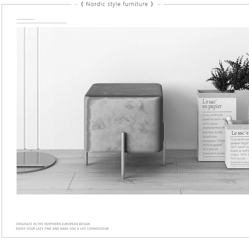 Banc à chaussures d'entrée nordique avec coussin de rangement