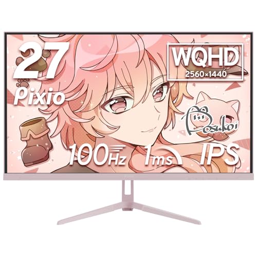 Amazon.co.jp: Pixio ゲーミングモニター PX275 Wave ピンク 27インチ