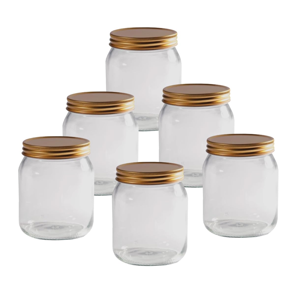 Balliihoo Homebrew Pack Of 6 - Traditional Honey Jars With Screw On Lids