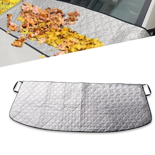 lekiliky Car Windshield Cover, Anti-aging Windshield Cover for Leaves Waste Paper Rain and Snow...