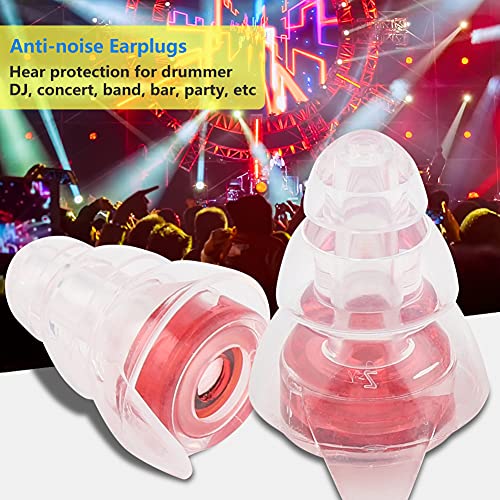 Ear Plugs for Concerts Professional 27dB Noise Reduction Advanced Filter Earplugs Silicone Music Hearing Protection Technology High Fidelity Reusable Waterproof for Musicians Festivals DJs - Image 3