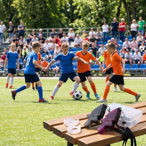 Silbatos deportivos Fabater ABS, 2 unidades con cordón miniatura 7