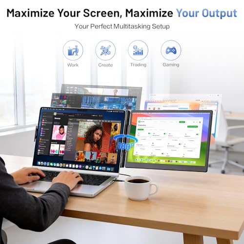 Triple Portable Monitor for Laptop