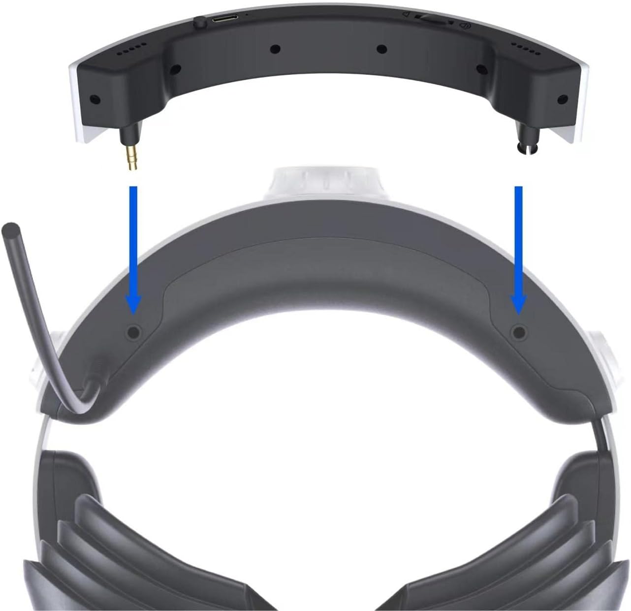 DAGIJIRD Stereo External Speaker 3.5mm Interface Mini Speaker for PS VR2, VR Helmet Headset Audio Speaker Amplifier image 4 of 8 B0C6JS257T