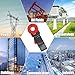 ETCR2100A Ground Resistance Meter Earth Tester Clamp Digital for Electric Power Telecommunications Meteorology Oil Field Architecture Industrial Electrical Equipment 0.01-200Ω NO Battery