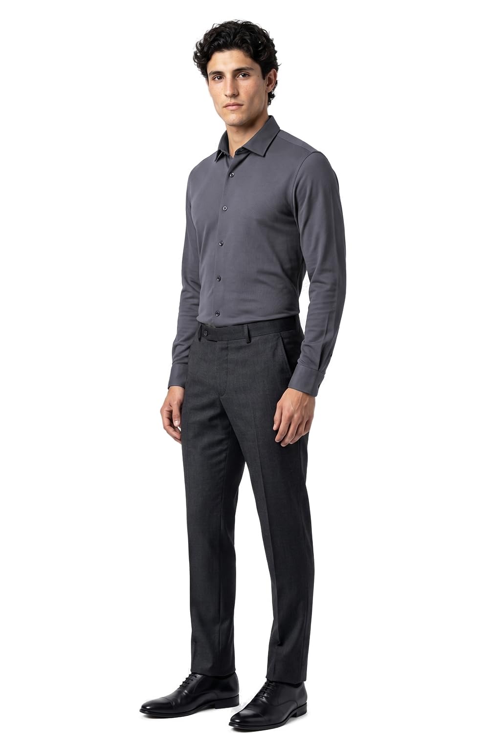van heusen Solid Formal Shirt for Men | Luxury Polyester | Slim Fit | Full Sleeves-picture-43