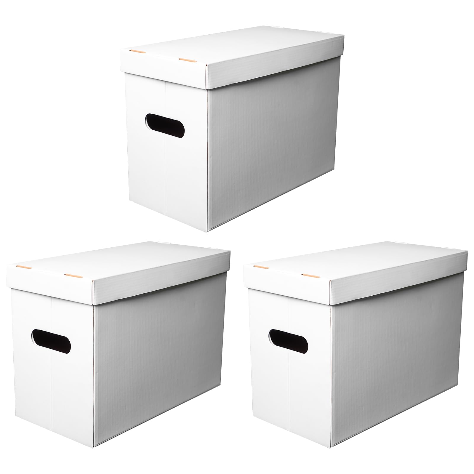 NUMINA Comic Book Boxes – 3 Pack Short Boxes | Fits 150–175 Comics | Comic Book Storage Organizer for Silver & Current Age | Durable Stackable Cardboard Box