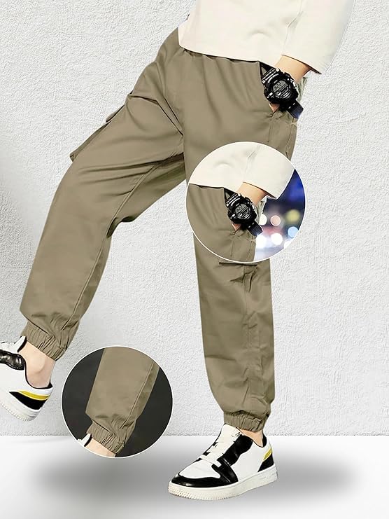 Image of Cargo Pants for Boy's | Cotton Cargo Trousers|Cargo for Boy |Cotton Cargo Pant |Boy's Pant
