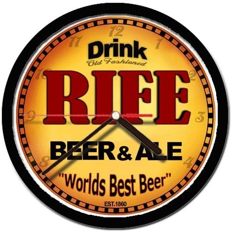 RIFE beer and ale cerveza wall clock