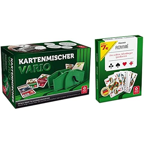 ASS Altenburger 22574033 - Kartenmischer Vario mit Handkurbel Cover