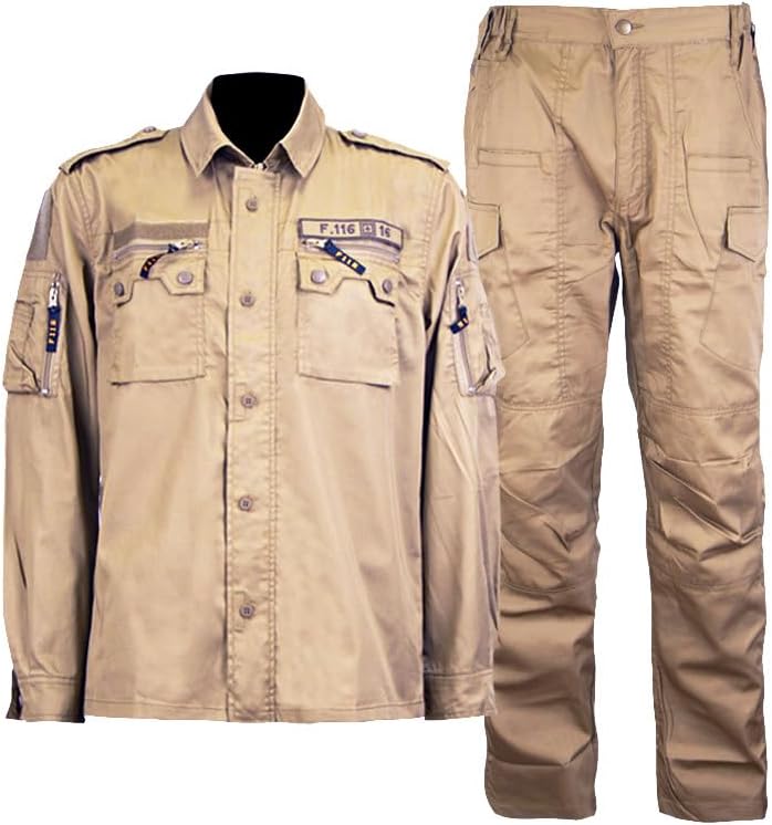 Tactical Camouflage F116 Uniform BDU Combat Clothing Airsoft Hunting Shooting Battle Dress Shirt Pants Set