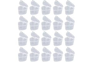 Sewroro Heart Jello Shot Cups: Leakproof Transparent Storage Containers for Party Favors and More
