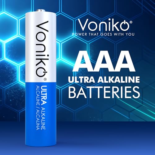 Image of Voniko AAA Batteries 200 Pack - 1.5V Alkaline Triple AAA Batteries