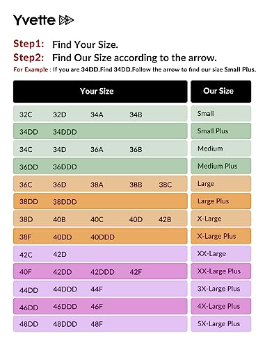 Yvette Sports Bra High Impact Adjustable Criss Cross Back, Full Support For Large Bust No Bounce #TOP4