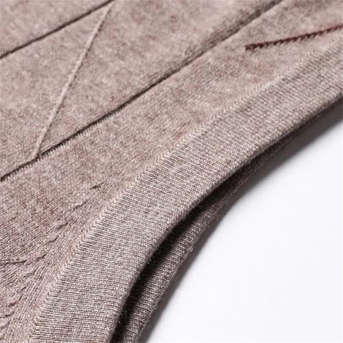 Men's Spring Slim Fit Vest Knit Pullover Sleeveless Casual Thick Warm Pullover Sweater Tops4