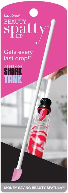 Spatty Daddy Pink 5383 Espátula para brilho labial, ferramenta raspadora de maquiagem, 15,24 cm
