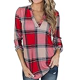 Haut rose pour femme - Chemisiers pour femmes - Grandes tailles - T-shirt à manches longues - T-shirt à épaules froides - T-shirt urbain classique pour femme - T-shirt original pour femme - T-shirt étroit pour femme - Haut noir - T-shirt sexy pour femme - Manches courtes - Tenue de fête sexy pour femme - T-shirt à manches longues pour femme - Haut de sport rayé - T-shirt rouge pour femme - T-shirt de baseball pour femme élégant - Pull blanc - Débardeur sexy pour femme - Décontracté Manches 4 Pièce pour femme élégante et sexy