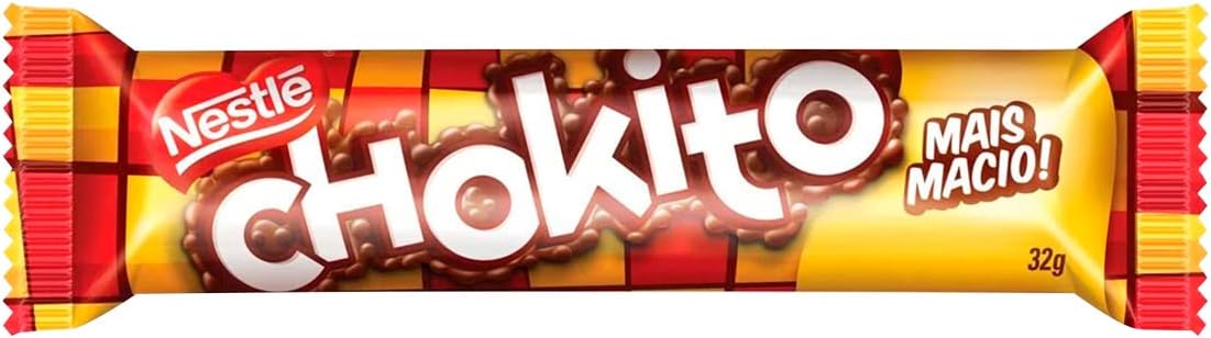 Chocolate bar with a Filling of Condensed Milk and Crispy Flakes, 32g - Chocolate Chokito