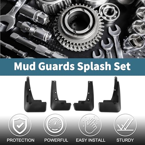 Image of Mud Flaps Splash Guards for Toyota Crown Kluger 2021-2023 Front & Rear Mud Guards W /Mount Accessories