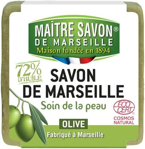 Savon de Marseille olive 200g bio nettoyant peau sensible