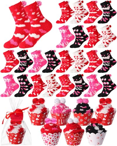 Chaussettes de Noël anti-froid femme et fille lot de 24