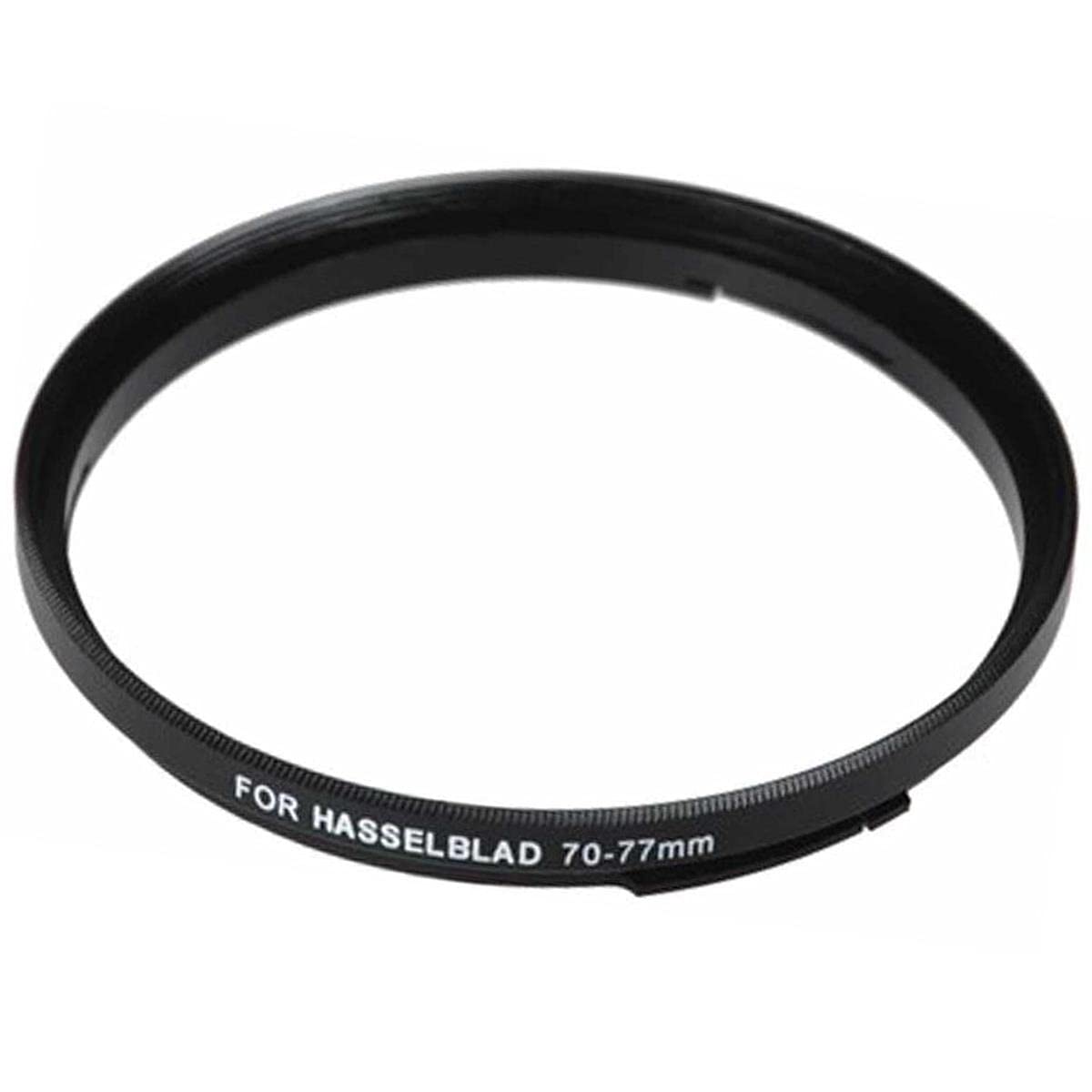 Fotodiox Step Up Filter Adapter Ring for Hasselblad Bayonet 70 B70 - 77mm, Anodized Black Metal Filter Adapter Ring