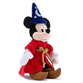 Disney Store Official Mini Bean Bag Plushies - Sorcerer Mickey Mouse from Fantasia - Cute Stuffed Animal with Detailed Sculpting, Embroidered Features, & Bean Bag Bottom - Plush Toys for Kids
