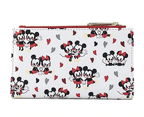 Loungefly Disney Mickey and Minnie Mouse Love AOP Faux Leather Wallet2