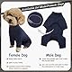 Kuoser Hundebody nach op, Medizinischer Body Hund，Hunde Schlafanzüge, Hundebody nach kastration, Anti-Lecken Wundschutz，Kegel-Alternative (2XL,Blau)
