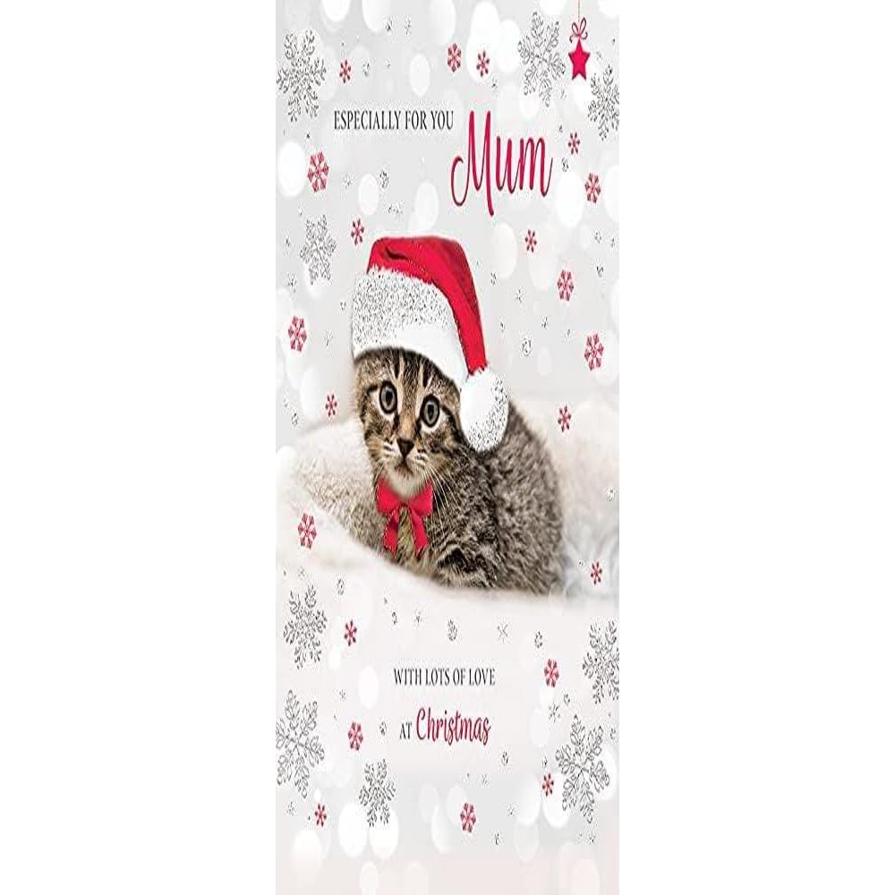 Piccadilly Greetings Photo Christmas Card Mum - 8 x 6 inches, A41327
