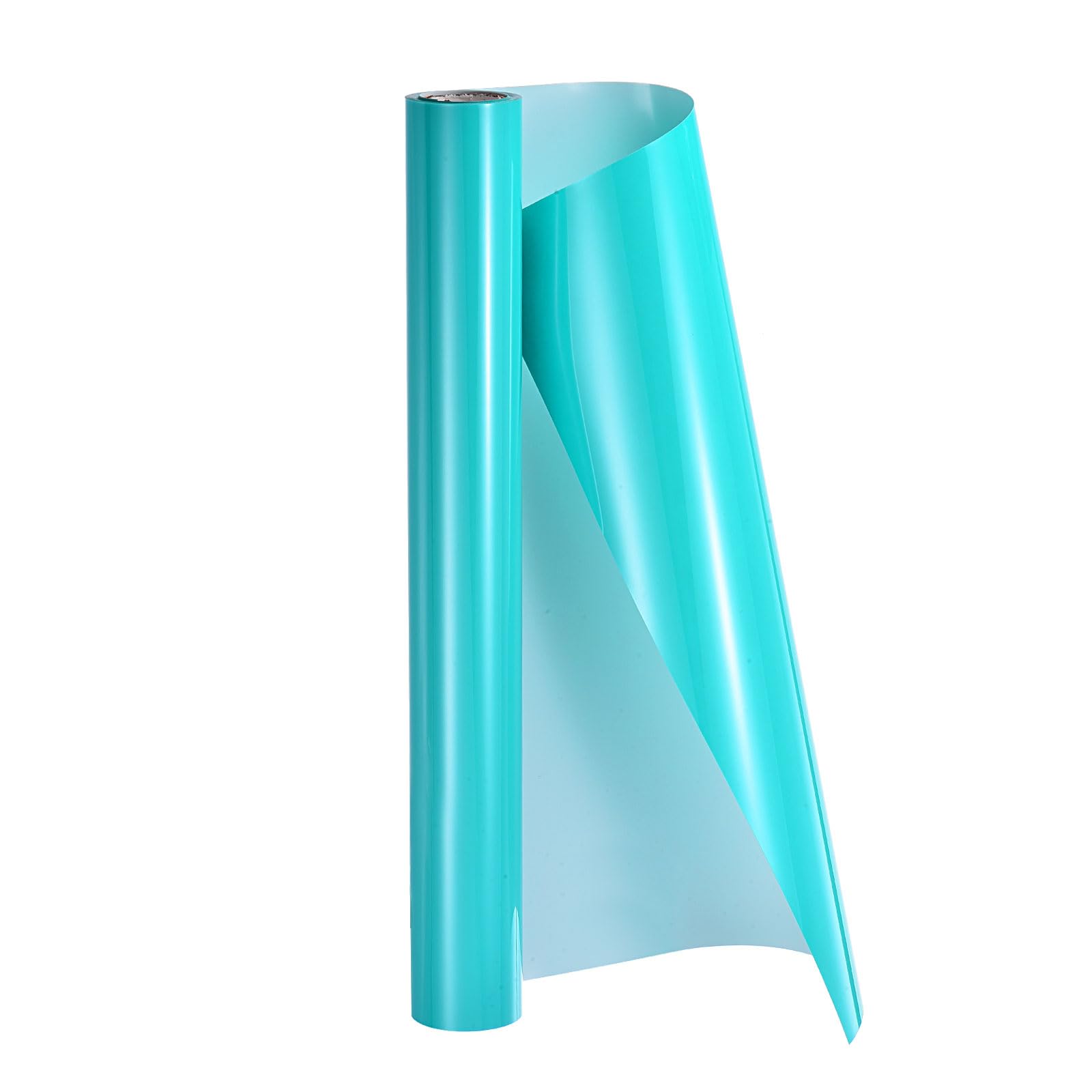 sourcing map HTV Heat Transfer Vinyl 12"x8.5ft Roll PU Bright Sky Blue